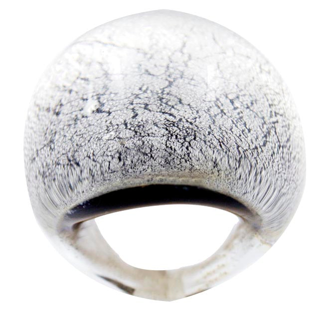 Tre Anita Silver Smoke - Lg - Ring - Jewelry