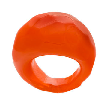 Tre Gisele Orange Orange - Lg - Ring - Jewelry