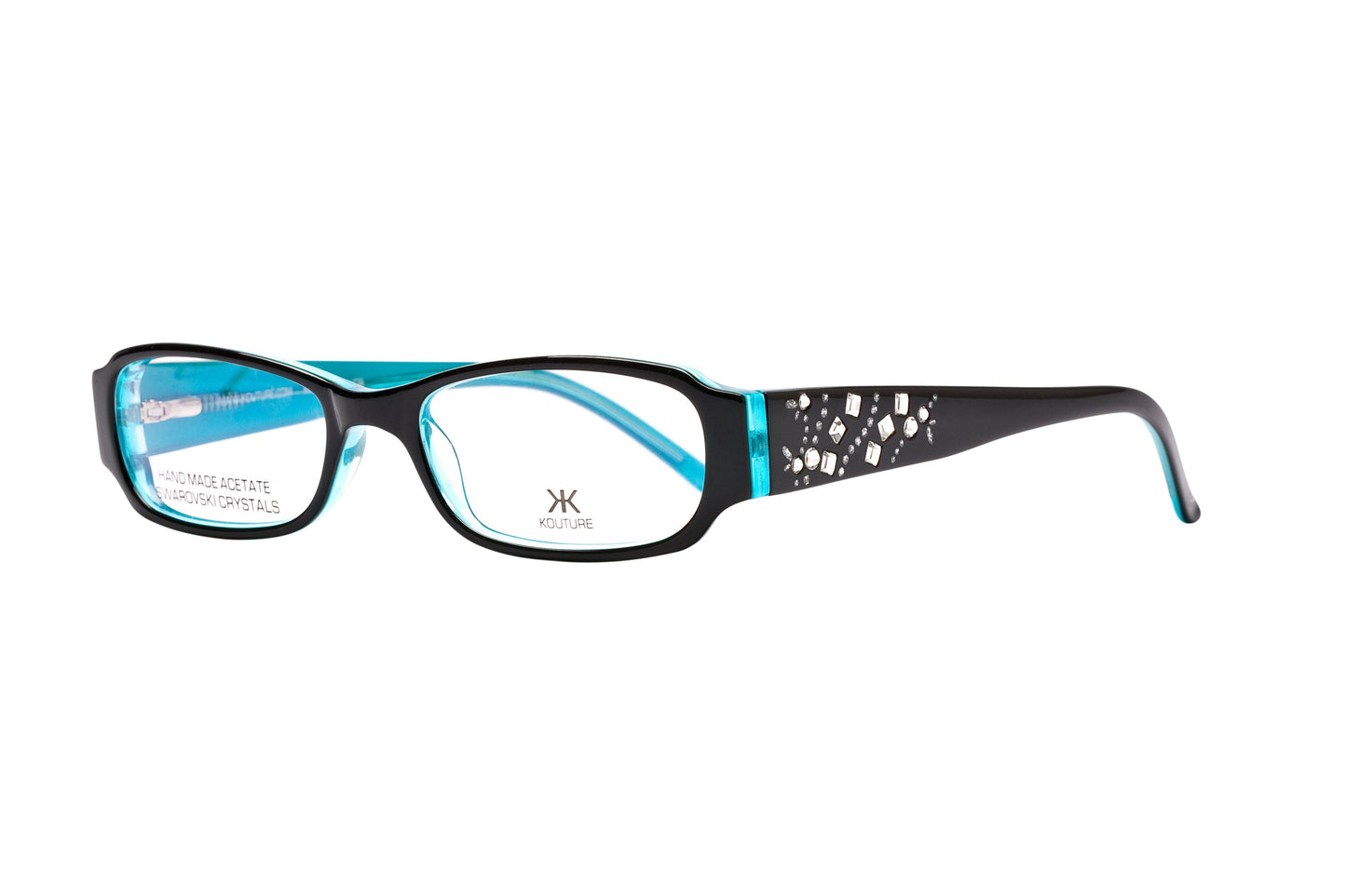 Kouture Kh1009 Black Teal Blue Optical