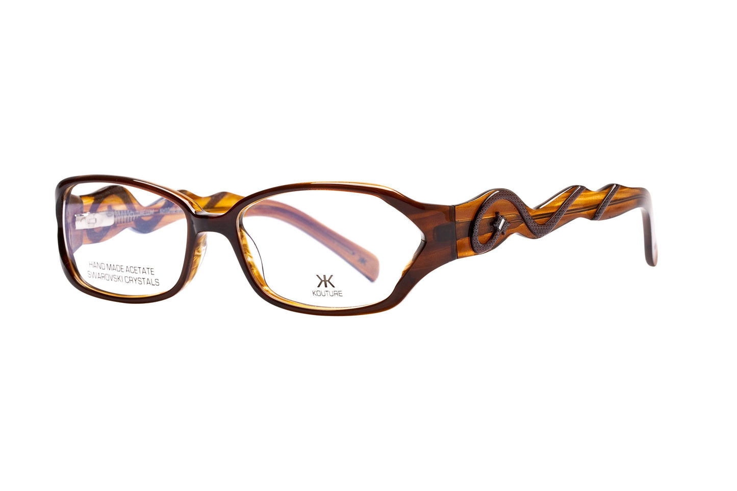 Kouture Kh1010 Brown Brown Glitter Optical