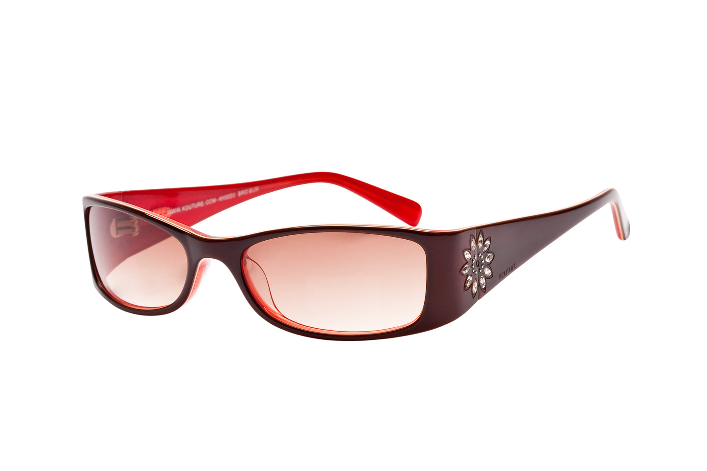 Kouture Kh5000 Brown Burgundy Sunglass-ACCESOR-E