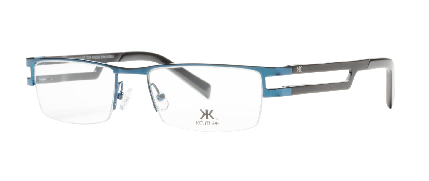 Kouture Kp2506 Shiny Navy Matt Black Optical
