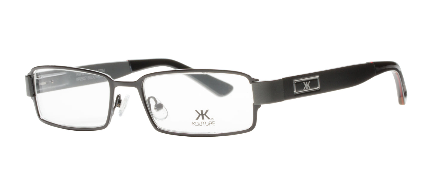 Kouture Kp2507 Shiny Black Matt Gun Optical