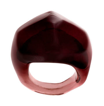 Tre Tessa Purple Purple - Lg - Ring - Jewelry