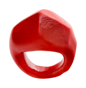 Tre Tessa Red Red - Sm - Ring - Jewelry