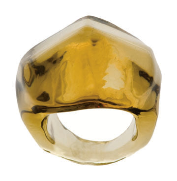 Tre Tessa Smoke Smoke - Lg - Ring - Jewelry