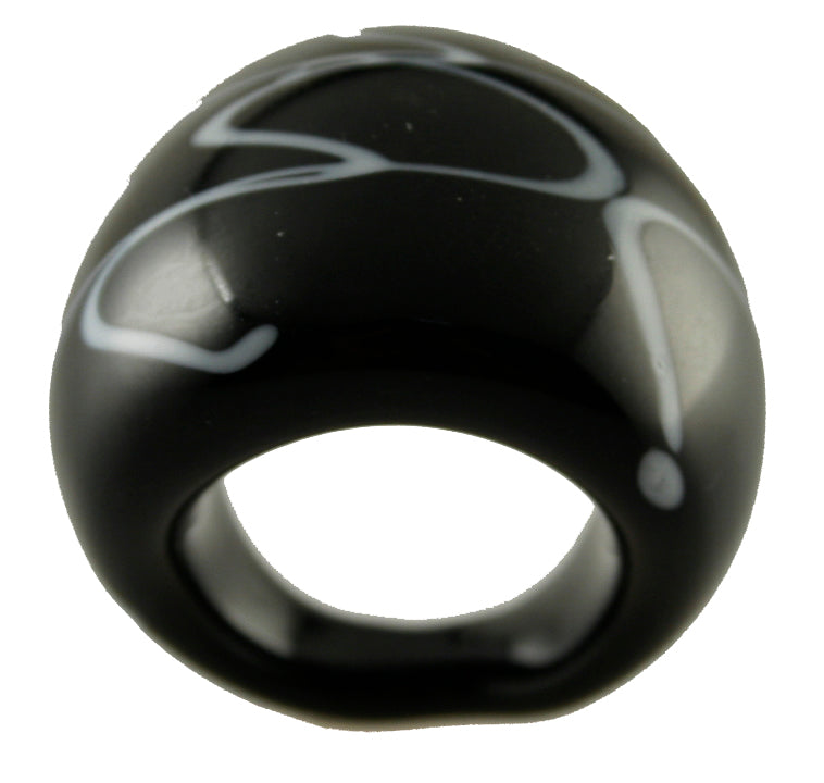 Tre Nina Zebra Grey - Lg - Ring - Jewelry