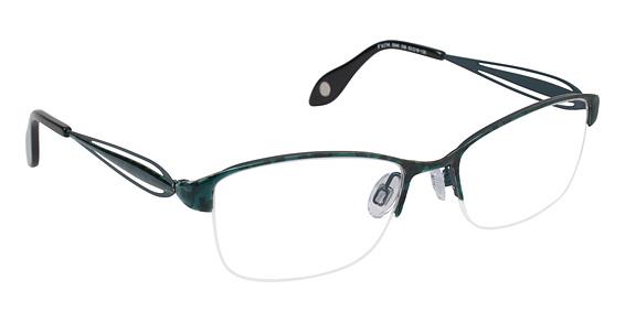 FYSH \ F-3549 \ TURQ LEOPARD \ 338 \ 53-18 \ 135 \ OPTICAL