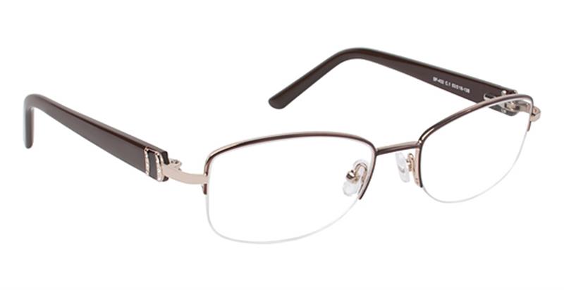 SUPER FLEX \ SF-432 \ BROWN \ 1 \ 53- 18 \ 135 \ Optical Frame