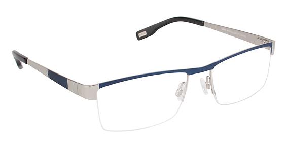 EVATIK \ E-9124 \ BLUE SILVER \ 226 \ 57-18 145 \ OPTICAL