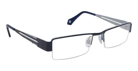 FYSH \ F-3433 \ BLACK BURGUNDY \ 160 \ 54-18 140 \ OPTICAL