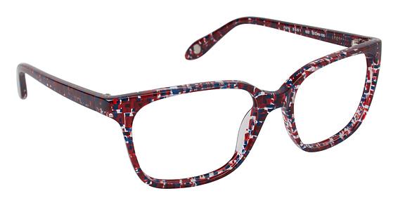 FYSH \ F-3551 \ RED MARBLE \ 622 \ 52-16 \ 135 \ OPTICAL