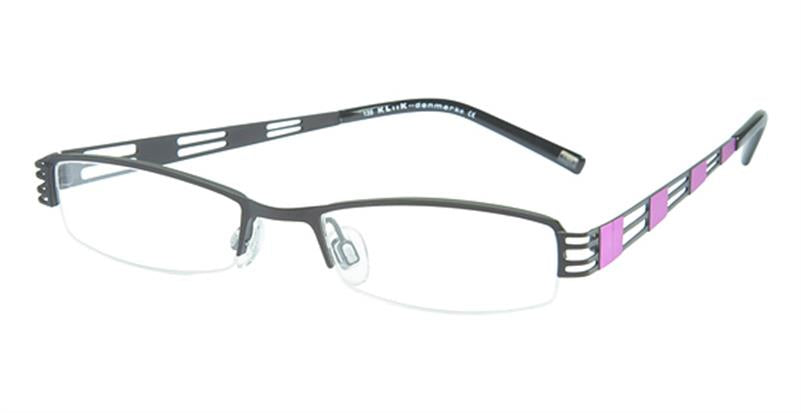 KLIIK \ K-287 \ BLACK FUCHSIA \ 238 \ 48-18 \ 135 \ OPTICAL