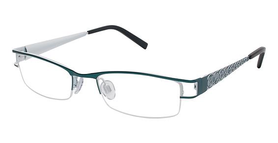 KLIIK \ K-449 \ TEAL WHITE \ 417 \ 51-18 135 \ OPTICAL