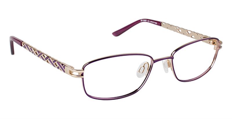 SUPER FLEX \ SF-1045T \ PURPLE GOLD \ 1 \ 53- 17 \ 135 \ Optical Frame