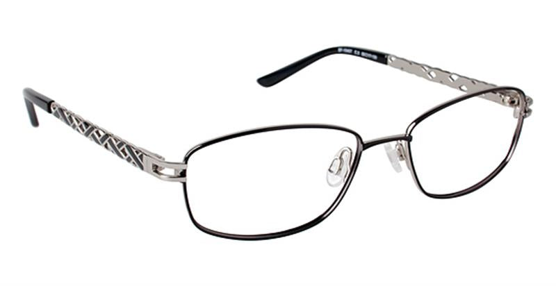 SUPER FLEX \ SF-1045T \ BLACK SILVER \ 3 \ 53- 17 \ 135 \ Optical Frame