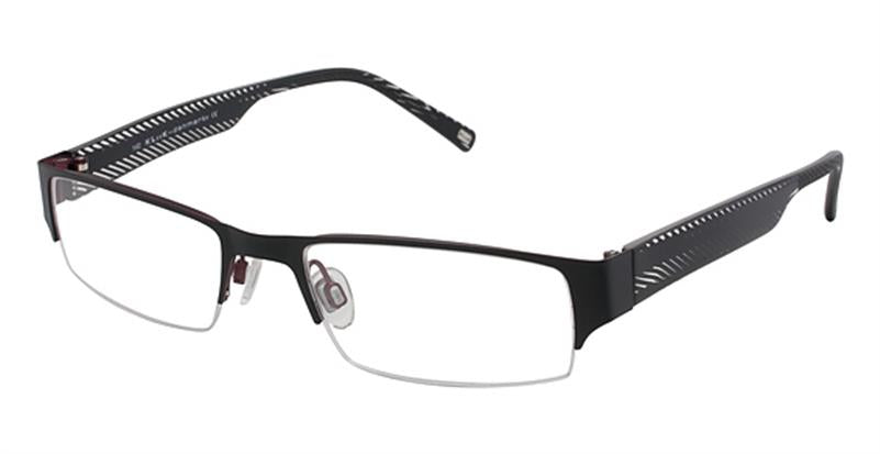 KLIIK \ K-440 \ BLACK BURGUNDY \ 105 \ 51-18 140 \ OPTICAL