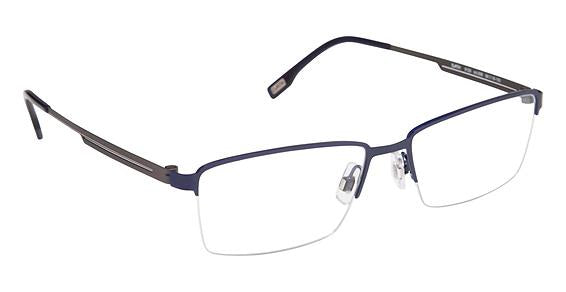 EVATIK \ E-9129 \ BLUE GREY \ 938 \ 58-18 150 \ OPTICAL