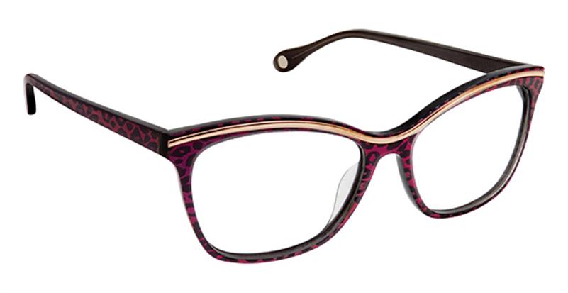 FYSH \ F-3615 \ PURPLE LEOPARD \ 864 \ 54-16 \ 140 \ OPTICAL