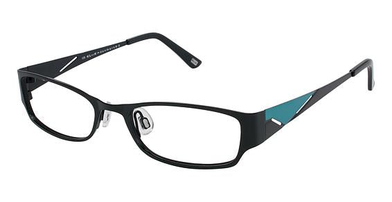 KLIIK \ K-446 \ BLACK TURQUOISE \ 412 \ 49-17 135 \ OPTICAL