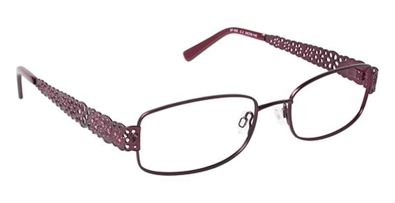 SUPER FLEX \ SF-408 \ BURGUNDY \ 2 \ 54- 18 \ 140 \ Optical Frame