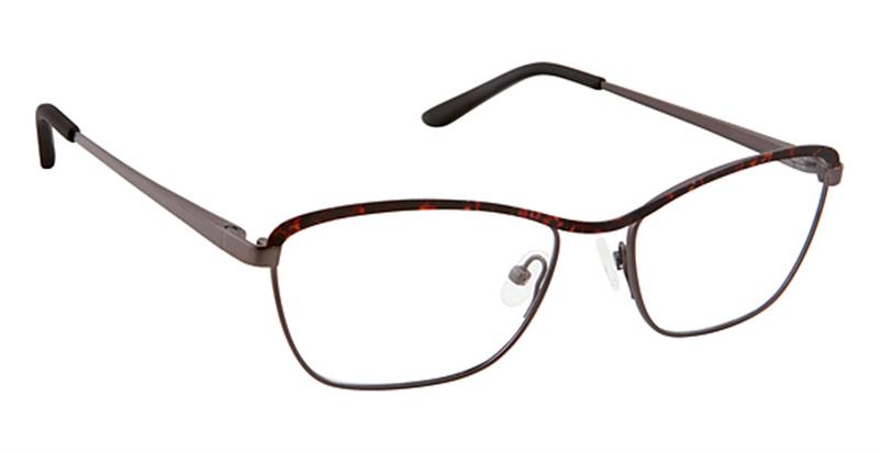 SUPERFLEX TECH \ SF-1112T \ GREY DEMI TORT \ M203 \ 53-16-135 \ OPTICAL