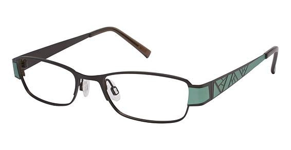 KLIIK \ K-433 \ BROWN / TEAL \ 431 \ 49-17 \ 135 \ OPTICAL