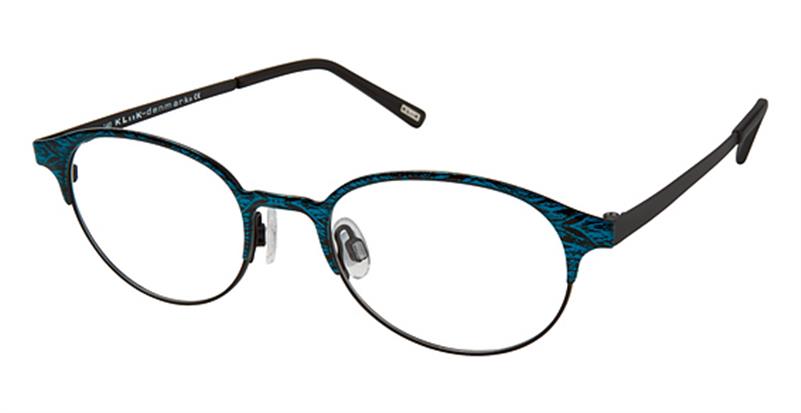 KLIIK \ K-588 \ TURQUOISE BLACK \ 430 \ 47-18 140 \ OPTICAL
