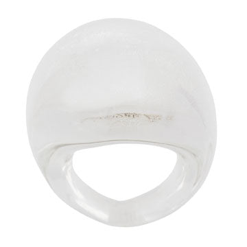Tre Anita Silver Clear - Lg  -  Ring - Jewelry