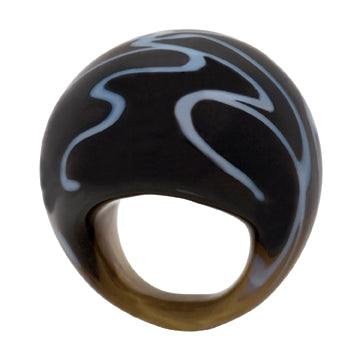 Tre Anita Zebra Grey - Md  -  Ring - Jewelry