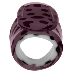 Tre Gioia Purple Black - Md  -  Ring - Jewelry