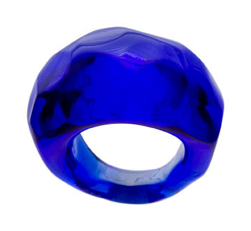 Tre Gisele Blue Blue - Sm  -  Ring - Jewelry