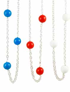 Tre Karina Neck Silver Red  - One Size -  Necklace - Jewelry