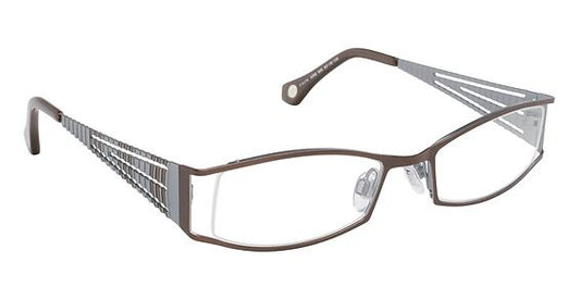 FYSH \ F-3398 \ BROWN /LT BLUE \ 928 \ 50-18 \ 135 \ OPTICAL