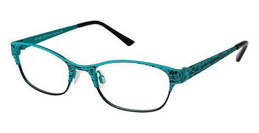 KLIIK \ K-523 \ BLACK TURQUOISE \ 616 \ 47-17 135 \ OPTICAL