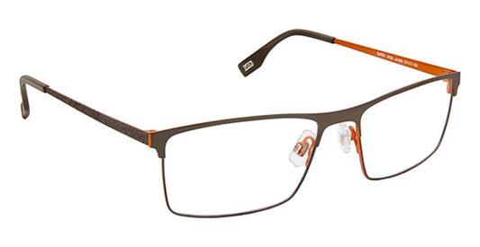 EVATIK \ E-9153 \ BROWN ORANGE \ 906 \ 57-17 \ 150 \ OPTICAL