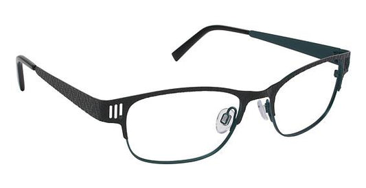 FYSH \ F-3435 \ BLACK TURQUOISE \ 464 \ 52-18 135 \ OPTICAL