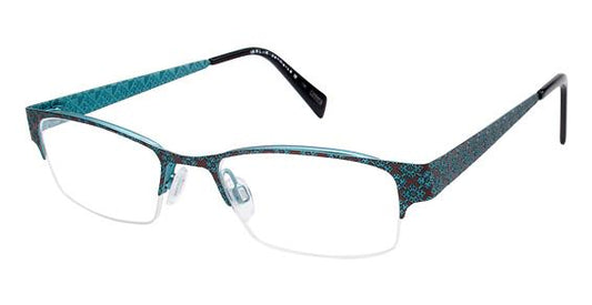 KLIIK \ K-498 \ BROWN AQUA \ 276 \ 47-18 \135 \ OPTICAL
