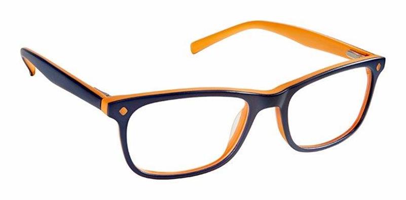 SUPERFLEX KIDS \ SFK-221 \ NAVY ORANGE \ M301 \ 47-16-125 \ OPTICAL