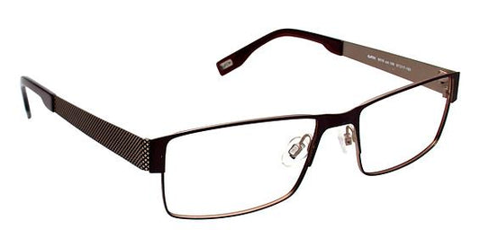 EVATIK \ E-9078 \ BROWN SILVER \ 168 \ 57-17 \ 150 \ OPTICAL