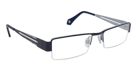 FYSH \ F-3433 \ BLACK BURGUNDY \ 160 \ 54-18 140 \ OPTICAL