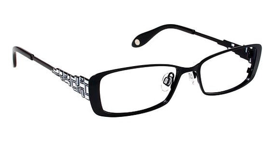 FYSH \ F-3488 \ BLACK WHITE \ 222 \ 52-16 \ 145 \ OPTICAL