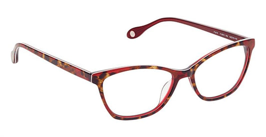 FYSH \ F-3572 \ RED LEOPARD \ 702 \ 54-16 \ 140 \ OPTICAL