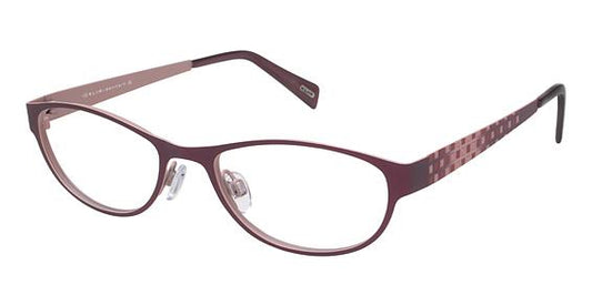 KLIIK \ K-489 \ BURGUNDY ROSE \ 812 \ 49-17 \135 \ OPTICAL