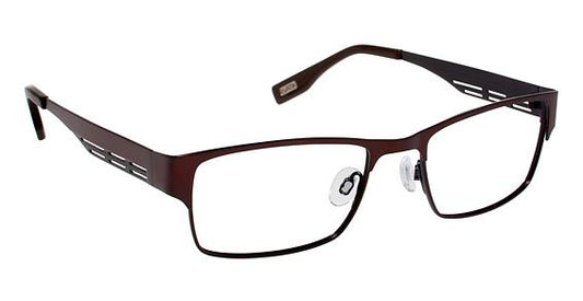 EVATIK \ E-9066 \ BROWN BLACK \ 821 \ 52-18 \ 140 \ OPTICAL