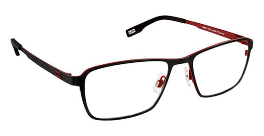 EVATIK \ E-9167 \ BLACK RED \ 949 \ 57-18 \ 145 \ OPTICAL