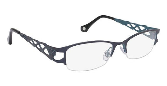 FYSH \ F-3424 \ NAVY AQUA \ 243 \ 53-19 \ 135 \ OPTICAL