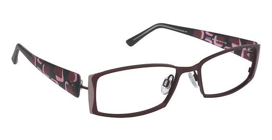 FYSH \ F-3423 \ BURGUNDY ROSE \ 342 \ 53-17 \ 135 \ OPTICAL