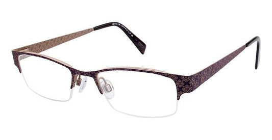 KLIIK \ K-498 \ AUBERGINE TAN \ 275 \ 47-18 \135 \ OPTICAL
