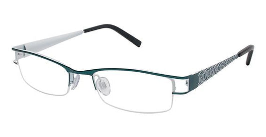 KLIIK \ K-449 \ TEAL WHITE \ 417 \ 51-18 135 \ OPTICAL